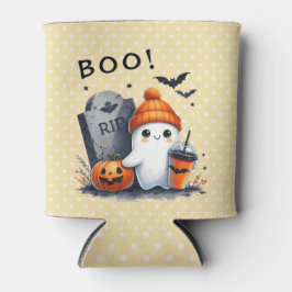 Halloween Ghost-Gravestone, JackO'lantern, Flederm Dosenkühler
