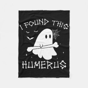 Halloween Ghost I fand Humerus Funny Costume Men Fleecedecke