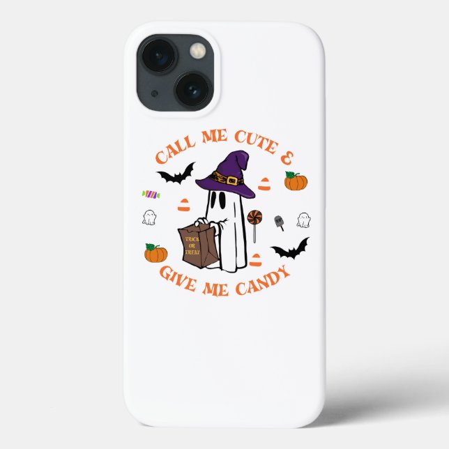 Halloween Ghost iPhone 13 Coque (Verso)