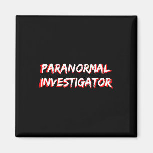 Halloween Ghost Jagdparanormaler Ermittler Magnet