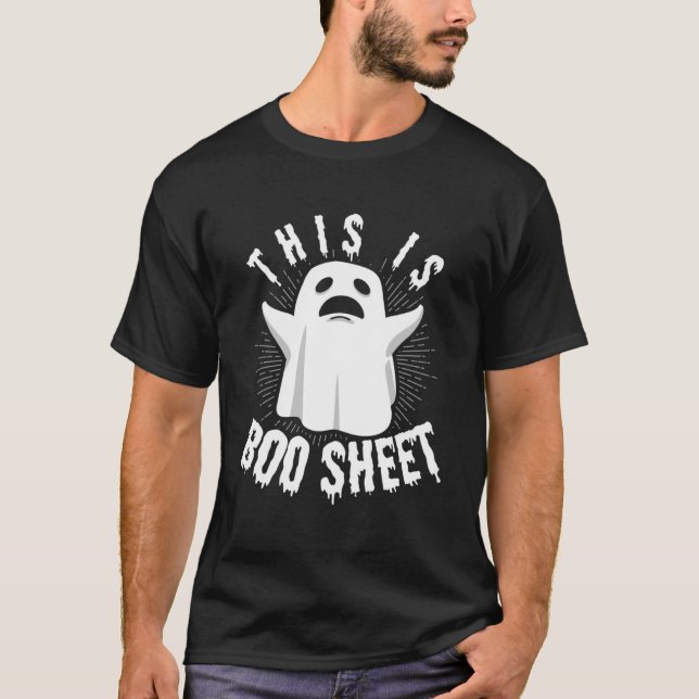 Halloween Ghost Jagdtrick oder Treat für Paranor T-Shirt (Vorderseite)