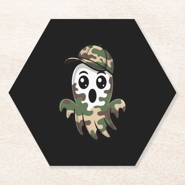 Halloween Ghost Kids Untersetzer (Vorderseite)