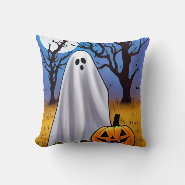Halloween Ghost Kissen (Vorderseite)