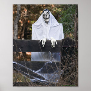 Halloween Ghost - Kunstdrucke Poster