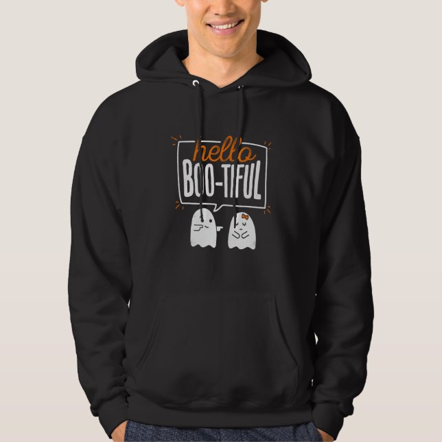 Halloween Ghost Lieferwagen Line Ghost-Halloween-P Hoodie (Vorderseite)