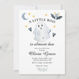 Halloween Ghost Little Boo Baby Dusche Einladung