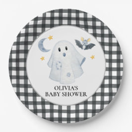 Halloween Ghost Little Boo Baby Dusche Pappteller