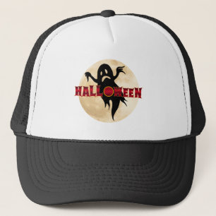Halloween Ghost Moon Truckerkappe