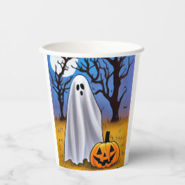 Halloween Ghost Pappbecher