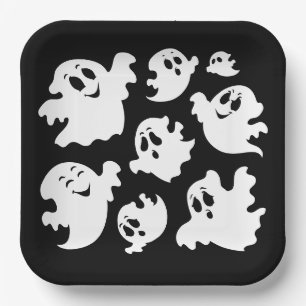 Halloween Ghost Pappteller
