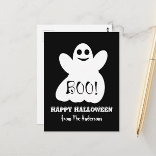 Halloween Ghost Postcard Postkarte