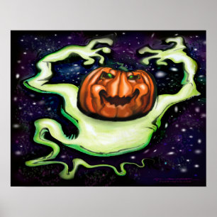 Halloween Ghost Poster