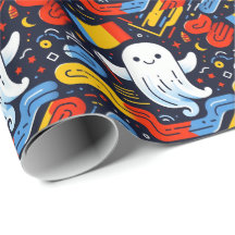 Halloween Ghost Rumänische Flaggenfarben