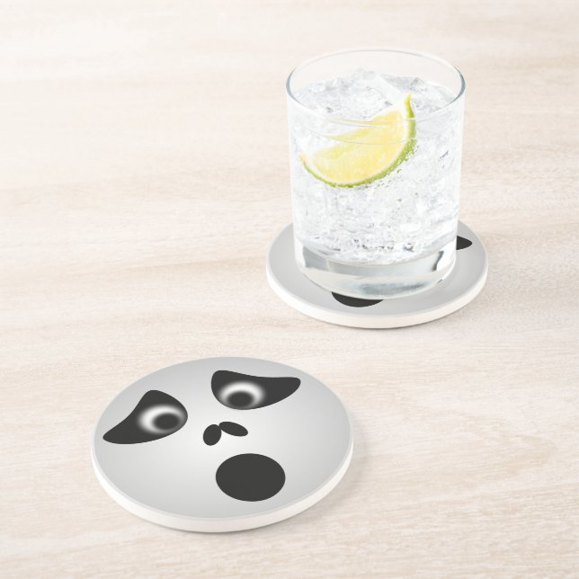 HALLOWEEN GHOST SANDSTEIN UNTERSETZER (Seite)