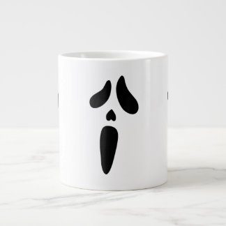 Halloween Ghost Scary Face Holiday Jumbo-Tasse