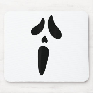 Halloween Ghost Scary Face Holiday Mousepad