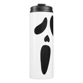 Halloween Ghost Scary Face Holiday Thermosbecher