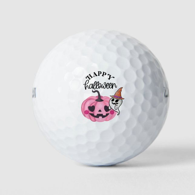 Halloween Ghost Spooky Beängstigend Golfball (Vorderseite)
