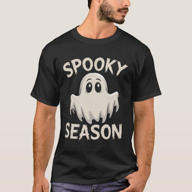 Halloween Ghost Spooky Saison T-Shirt (Vorderseite)