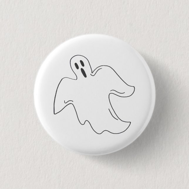 Halloween Ghost Spooky Spuk House Boo Button (Vorderseite)