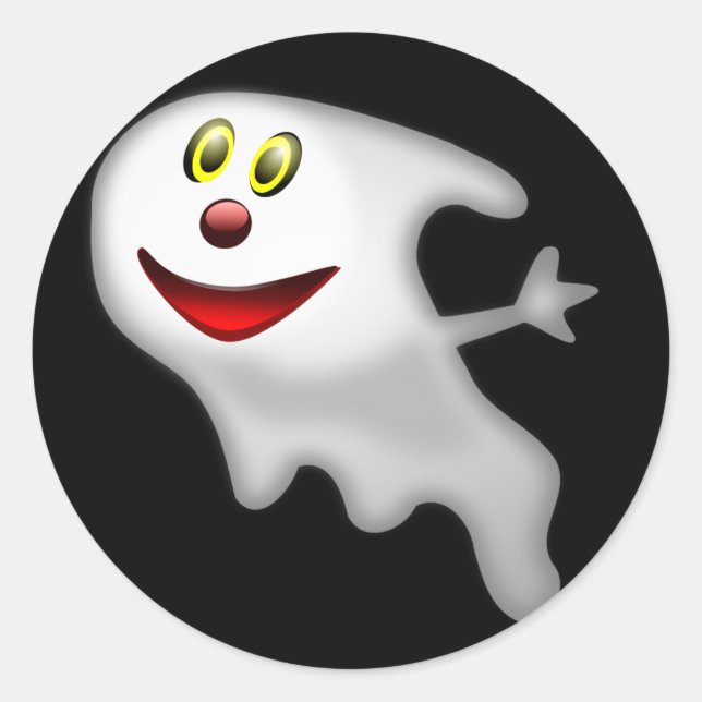 Halloween Ghost Stickers (Vorderseite)