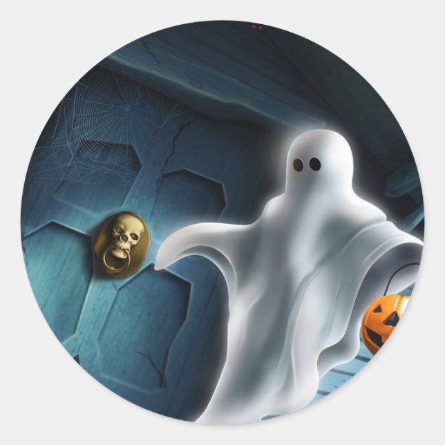 Halloween Ghost Stickers (Vorderseite)