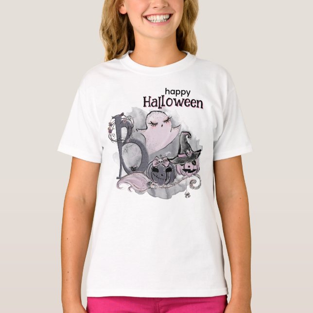 Halloween Ghost T-Shirt (Vorderseite)