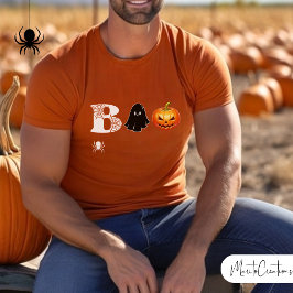 Halloween Ghost T-Shirt, Boo T-Shirt,Pumpkin Shirt