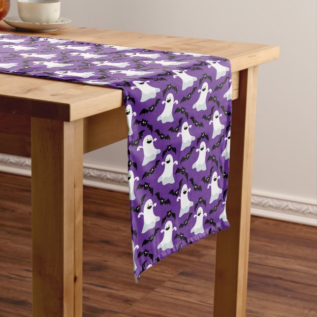 Halloween Ghost Table Runner Kurzer Tischläufer (Beispiel)