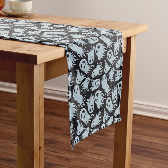 Halloween Ghost Table Runner Kurzer Tischläufer (Beispiel)