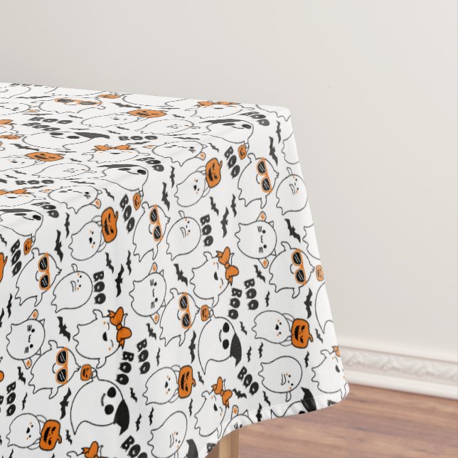 Halloween Ghost Tischdecke (Beispiel)