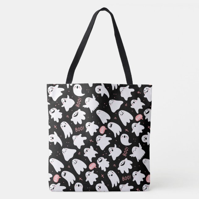 Halloween Ghost Tottasche Tasche (Vorderseite)