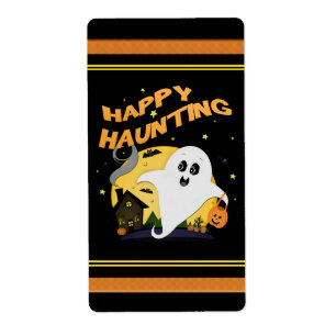 Halloween Ghost Treat Bag Étiquettes