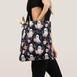 Halloween Ghost Trick oder Treat Tote Bag Tasche