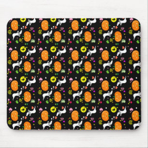 Halloween Ghost und Pumpkins Mousepad