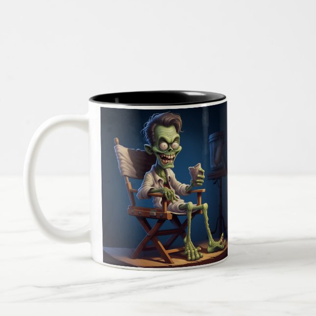 HALLOWEEN GHOST ZOMBIE BEÄNGSTIGENDE TASSE (Links)