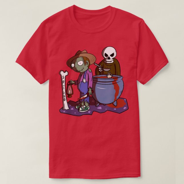 Halloween Ghost Zombie Festival 3600 T-Shirt (Design vorne)