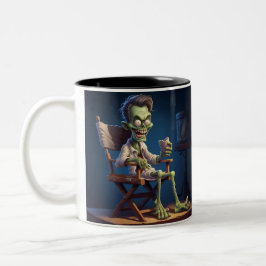 HALLOWEEN GHOST ZOMBIE SCARY MUG