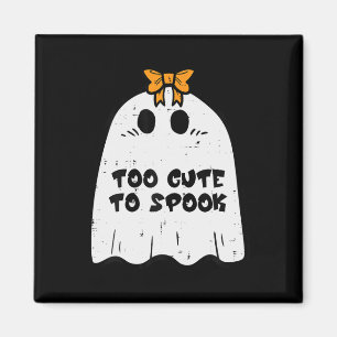 Halloween Ghost zu Niedlich, um Kostümmädchen zu s Magnet