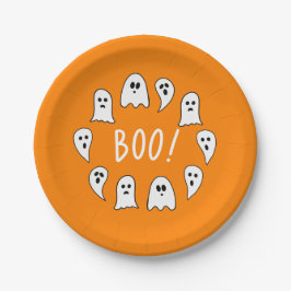 Halloween Ghosts Boo Pappteller