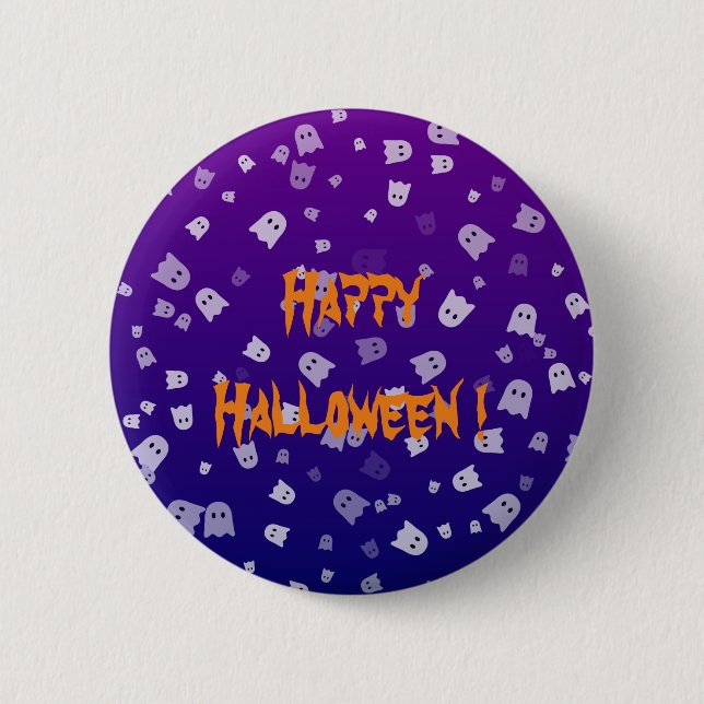 Halloween Ghosts Button (Vorderseite)