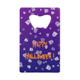 Halloween Ghosts Geldbeutel Flaschenöffner