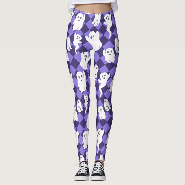 Halloween Ghosts Leggings (Vorderseite)