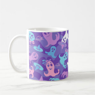 Halloween Ghosts Lila Tasse Cup