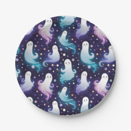 Halloween Ghosts Little Boo! Pappteller