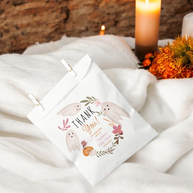 Halloween Ghosts Niedliche Babydusche Danke Geschenktütchen (Halloween Ghosts Cute baby shower thank you Favor Bag)