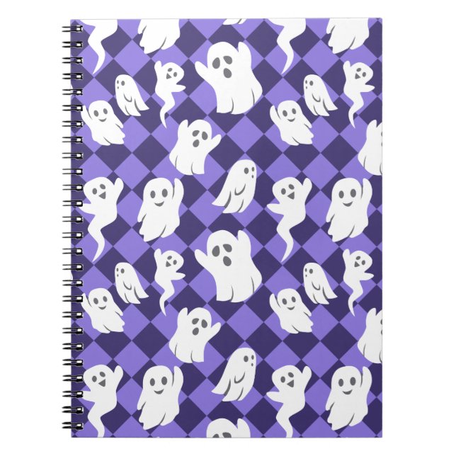 Halloween Ghosts Notizblock (Vorderseite)