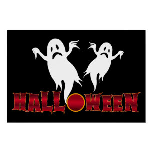 Halloween Ghosts Poster