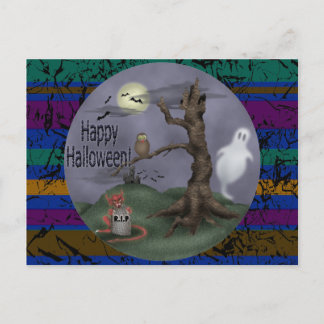 Halloween Ghosts Postkarte