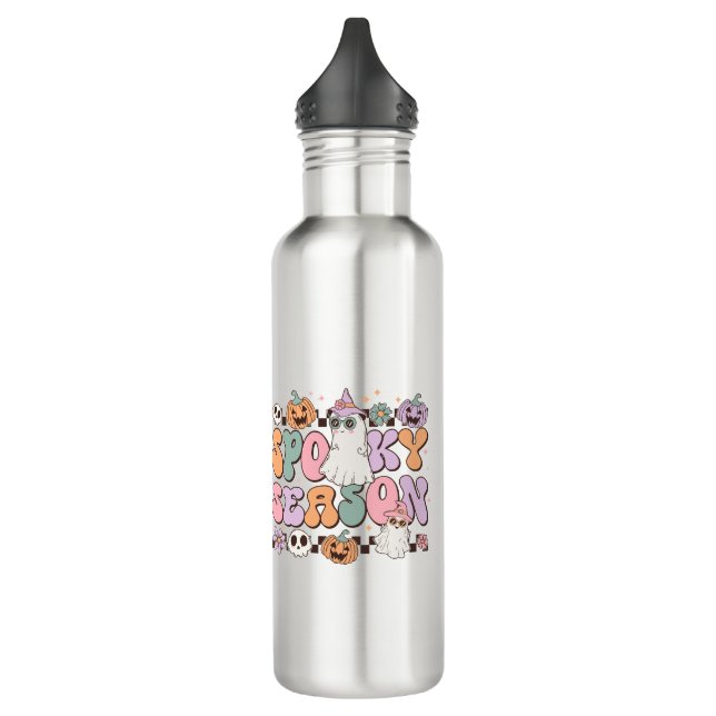 Halloween Ghosts Spooky-Jahreszeit Edelstahlflasche (Links)